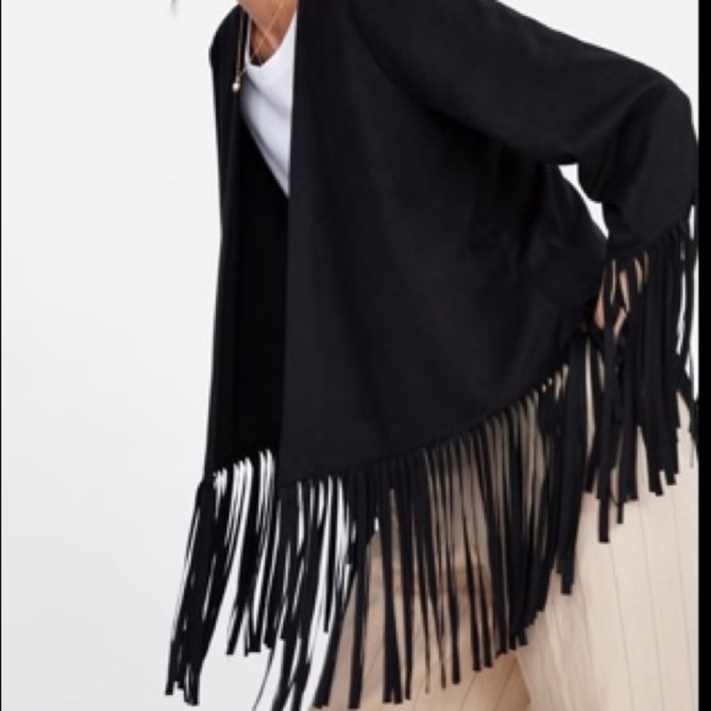 Zara fringed jacket